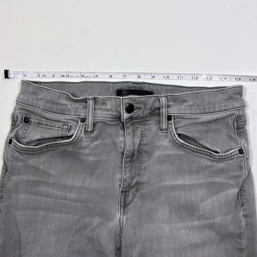 Joe's Jeans Brixton Straight + Narrow Gray Light Denim 32x29